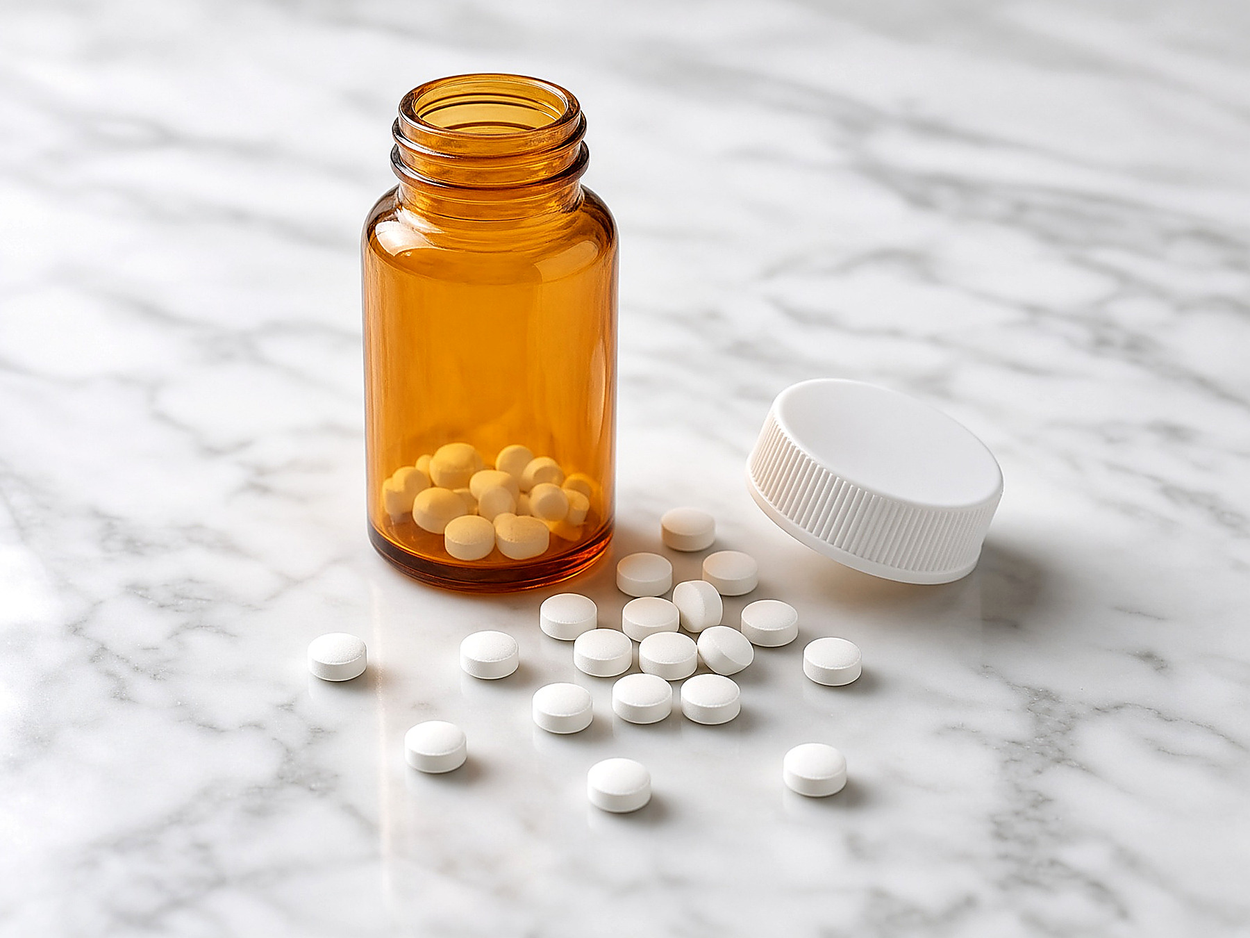 Prescription medications on a table